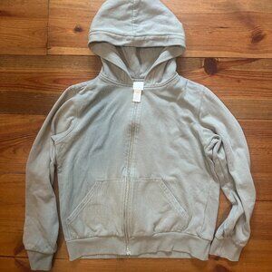 H&M - green zip-up hoodie